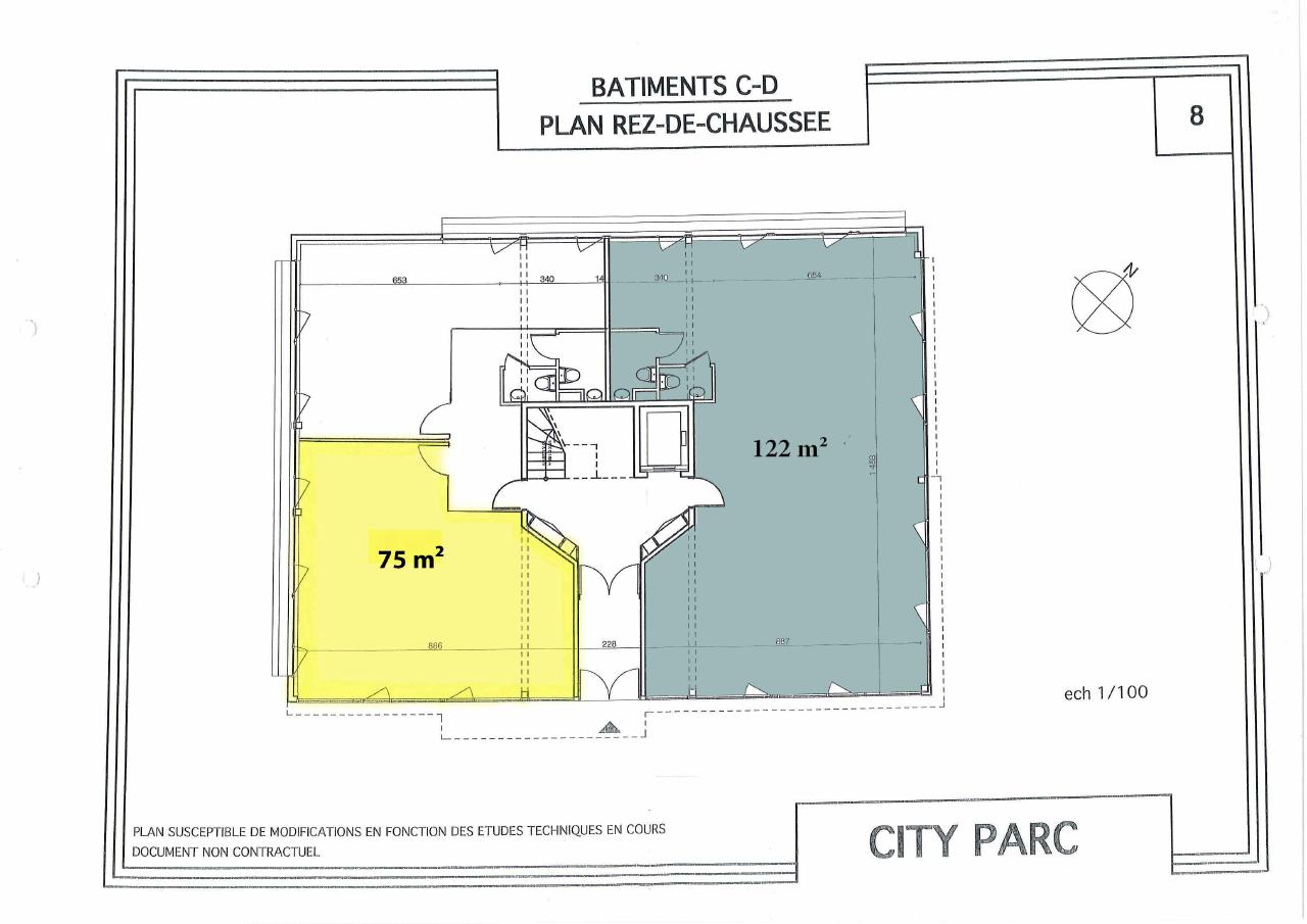 Bureau Metz 122m² Location bureau Metz Moselle OLBUR2423980 0